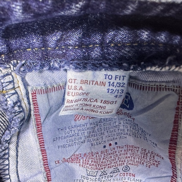 Pepe Jeans 80s Vintage Button Fly Acid Washed High Rise Denim Jeans Size 29 - Picture 4 of 10